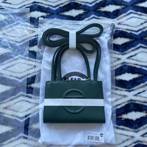 Telfar small dark olive